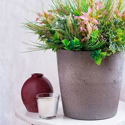 Artemisia Senta cachepot Dekollete Concrete 20