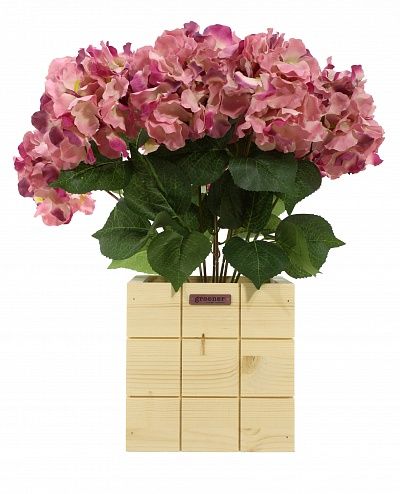 Hydrangea Retro Reilly Cachepot Dekollete Chess 20