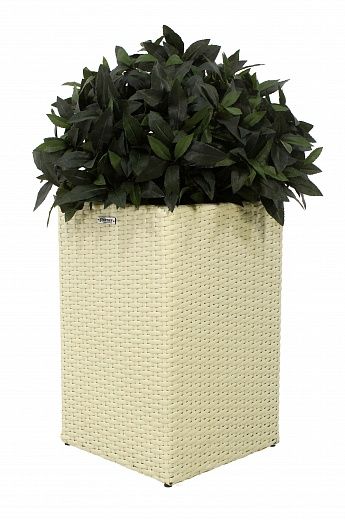 Laurel Corum cachepot Dekollete Rattan Cube 50