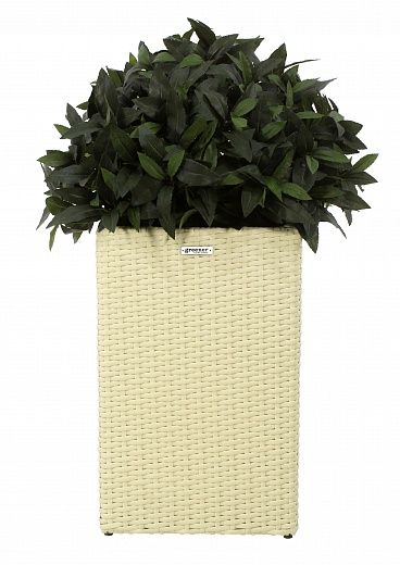 Laurel Corum cachepot Dekollete Rattan Cube 50