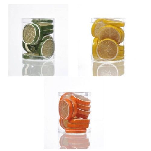 Lime/lemon/orange slices 12pcs in tube