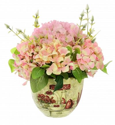 Hydrangea Composition Kamvi Dekollete planter 19 available to order 1 piece