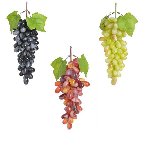 Grapes L32 cm black/green/red