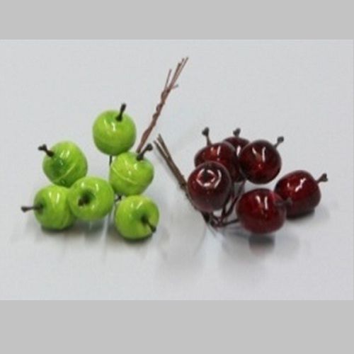 Apples D2 cm assorted 36 pcs on wire