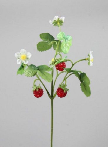 Strawberry H30 cm branch