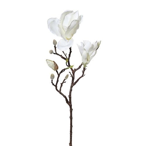 Branch H52 cm magnolia white