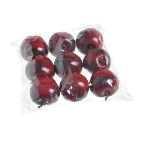 Apples D5 cm red 9 pcs.