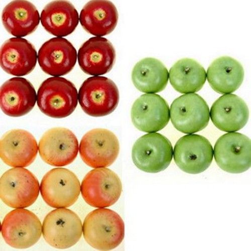 Apples D3 cm assorted 12 pcs.